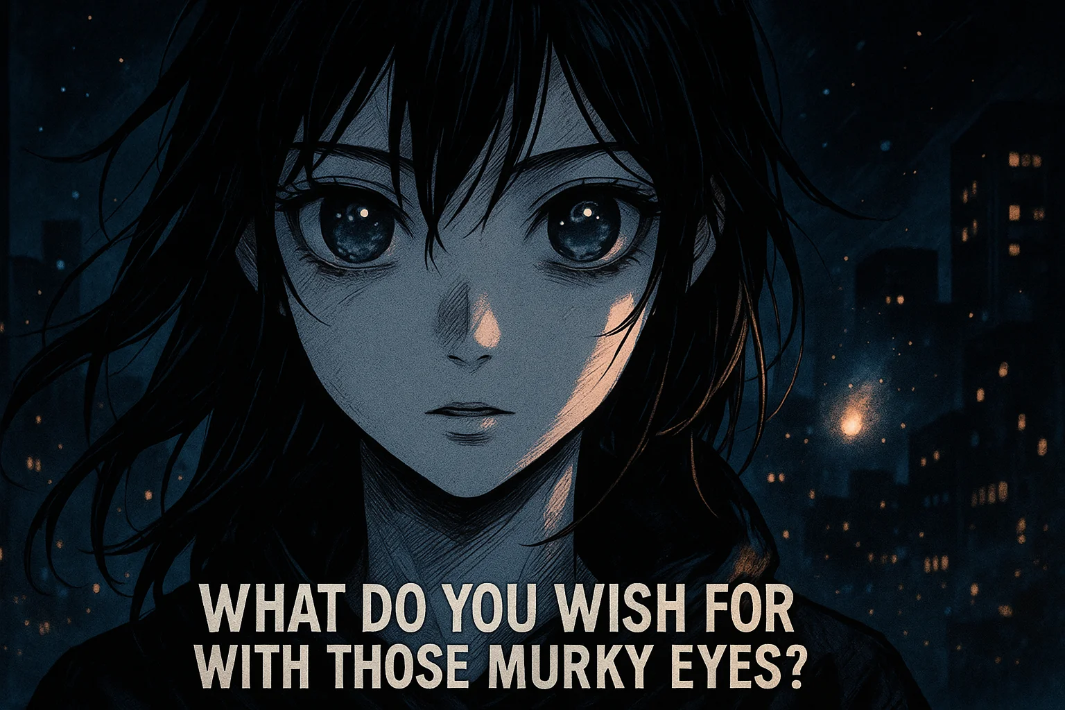 : A manga volume and a blank greeting card on a softly lit desk.