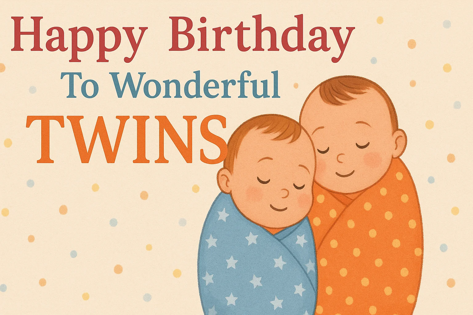 twin siblings sharing a birthday cake with balloons and smiling parents in a cozy living room