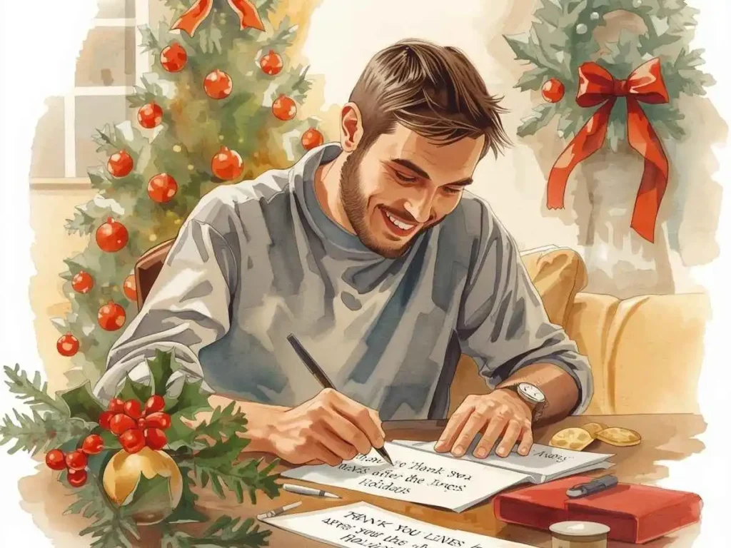 A top-down photograph of a notebook with blank pages, two red and green paper clips, and a pencil on a wooden library table in daylight.