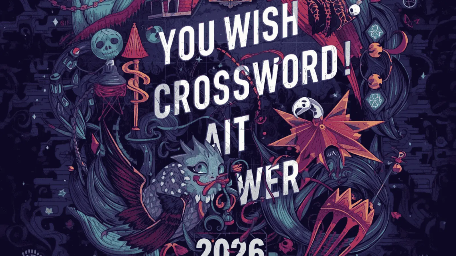 New York Times crossword puzzle grid with the clue "You Wish!" highlighted and the answer "AS IF" filled in the boxes