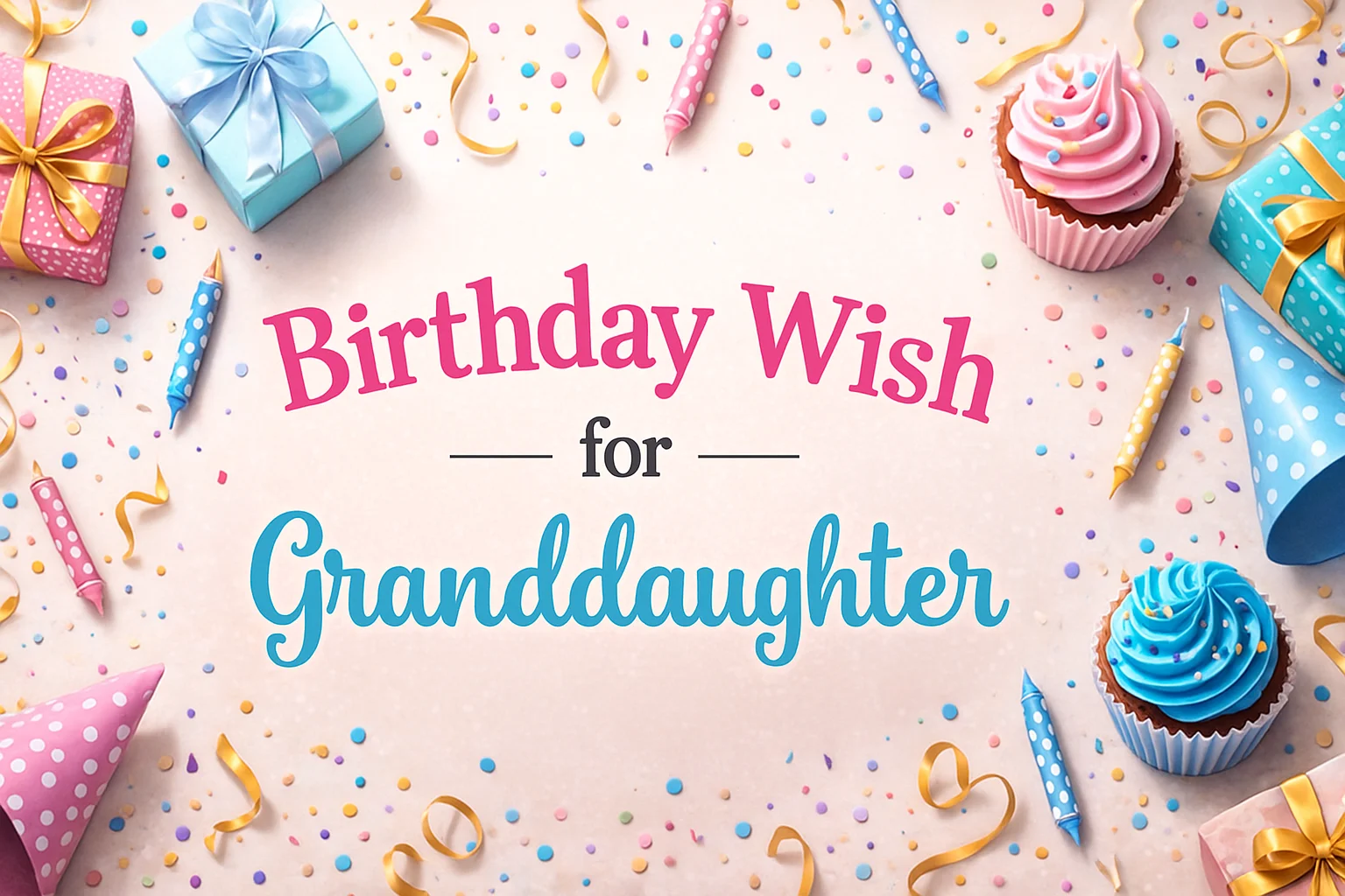 Cozy birthday setup with a cake and a handmade card for granddaughter.