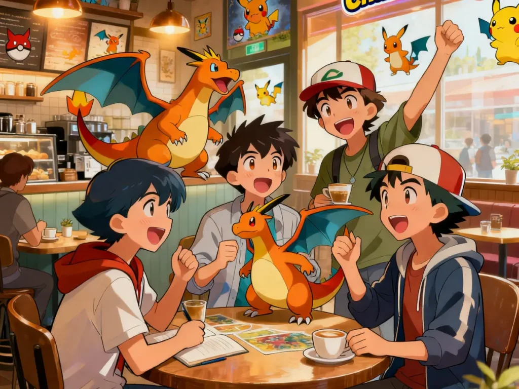 An open blank notebook and plain dictionary on a wooden library table with glasses and a small plant in soft evening light.