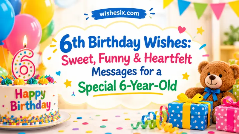 6th birthday wishes