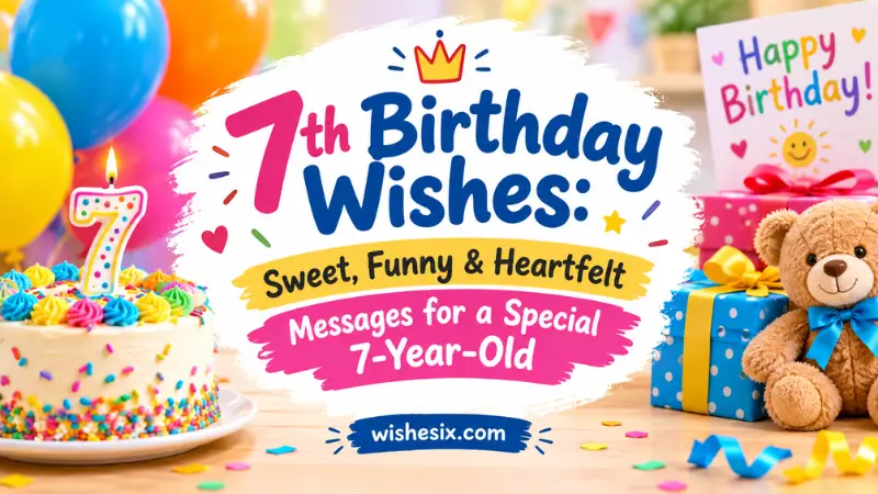 7th birthday wishes